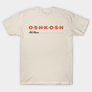 Defunct Oshkosh All-Stars Basketball Team T-Shirt